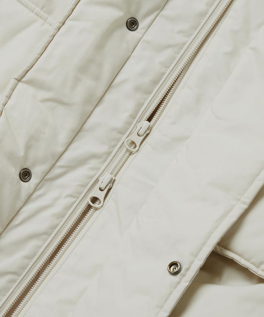 Columbia University B/S Four Pocket Utility Puffer Bright White