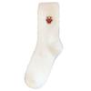 10-1 Pairs Autumn and Winter Socks, Children's White Mink Fur Christmas Socks, Snowman Santa Claus Christmas Tree Elements, Thickened Warm Socks