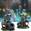 Aquarium Ornament Artificial Barrel Cave Fish Breeding Hiding Cave Fish Shrimps Hideout