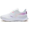 Li Ning YueYing 1.0 Yueying Суперлегкие Дышащие Низкие Беговые Кроссовки Женские Бело-Фиолетовые ARHS028-1