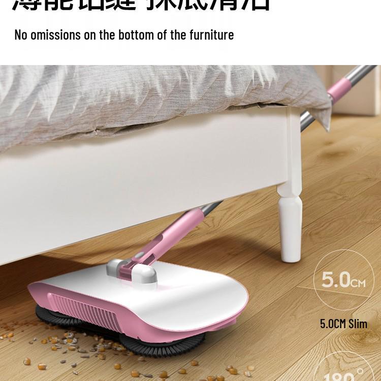 Многофункциональная подметальная машина с ручным приводом, набор веника и совка для домашнего использования