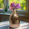 Gold Metal Flower Vase for Living Room - Elegant Big Vase for Home Decor and Gifting, Perfect Vase for Living Room Decoration