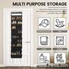 Over The Door Shoe Organizer 10/8 Tier Cloth Hanging Shoe Rack with Large Deep Pockets Shoe Organizer Hanger for Closet Door