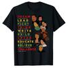 Dream Like Martin Lead Like Harriet Black History Month T-Shirt Best Seller Funny Black-pride Tee Tops Short Sleeve Blouses Gift