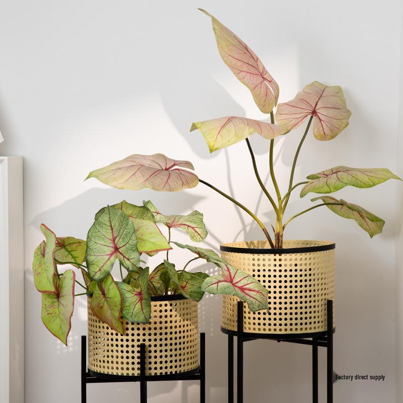Artificial Green Plants for Indoor Decor – Potted Ornaments for Living Room or Coffee Table