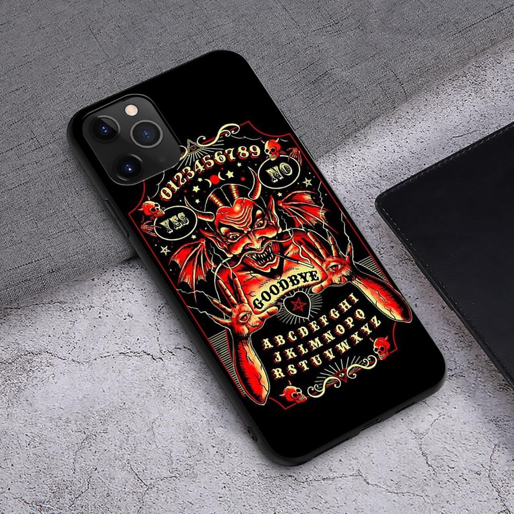 T53 Devil Satan Case for iPhone 13 12 Mini 11 Pro XS Max XR X 8 7 6 6S Plus 5 5S SE 2020