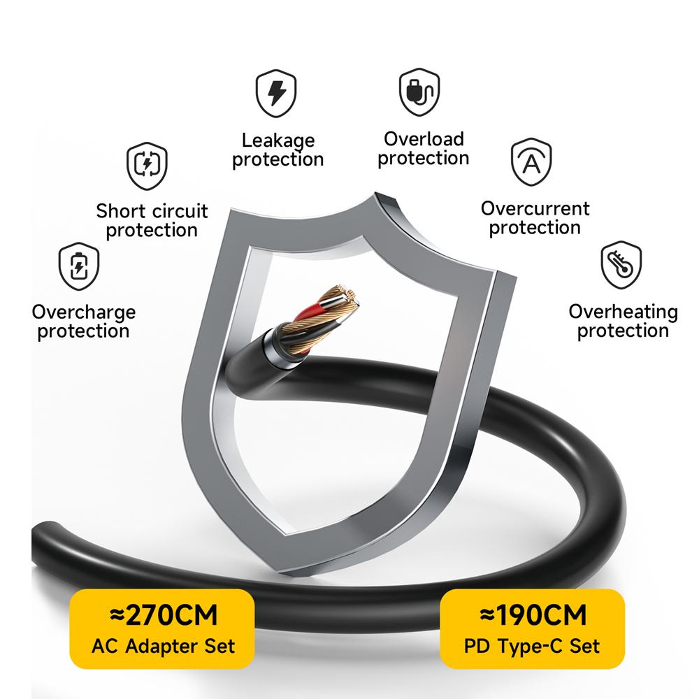 PALO EN-EL15 Dummy Battery Power Bank USB Cable for Nikon D7000 D7100 D7200 D7500 Z5 Z6 Z7 1 V1