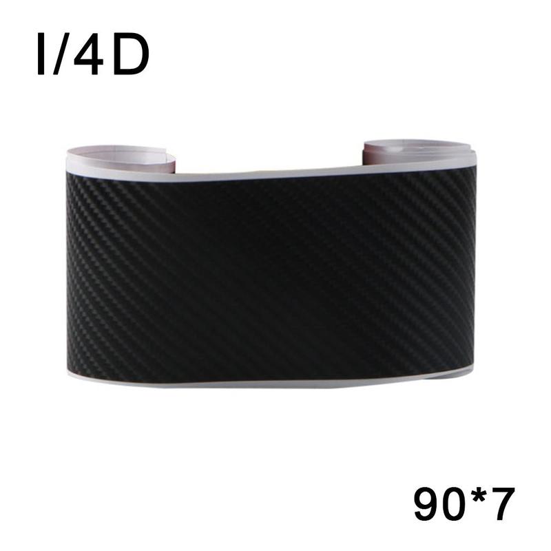 Универсальная наклейка на задний бампер из углеродного волокна, наклейка на багажник автомобиля, защитная пленка для педалей, противоударная накладка на задний багажник, полоска с защитой от царапин G