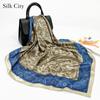 High-quality Luxurious Silk Scarves Headband Scarfs Neck Scarf For Women Chain Silk Scarf Women's Decorative Shawl
