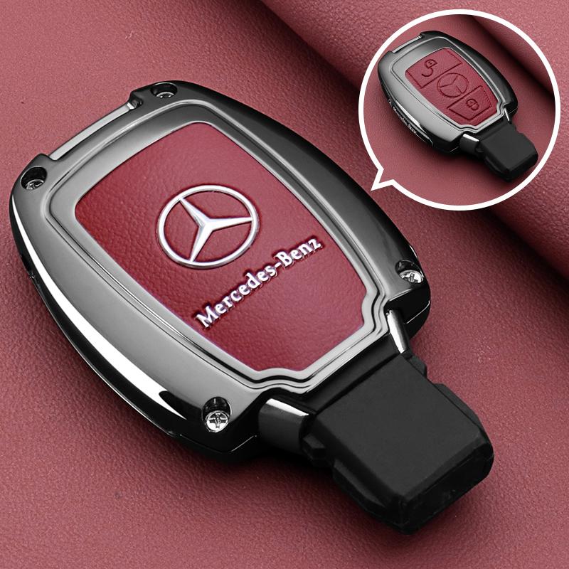 SFX1 Car Key Case Cover Key Bag Accessories For Mercedes Benz A B C S Class AMG GLA CLA GLC W176 W221 W204 W205 Shell Fob Keychain