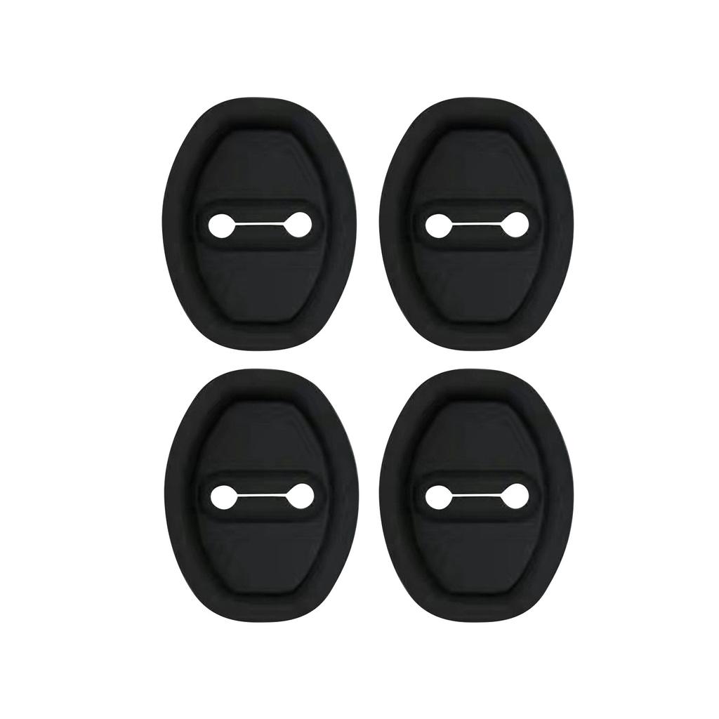 Защитная накладка для дверного замка автомобиля, амортизирующая подушка для двери, утолщенная наклейка для предотвращения столкновений на двери, универсальная пряжка дверного замка, резиновая втулка