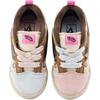 POP MART x Vans Knu Skool Space Molly low-top toddler walking shoes brown pink blue VN000EFBH121