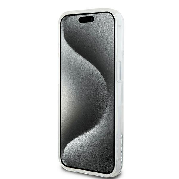 Dkny Dkhcp15Slbnaet Iphone 15 / 14 / 136.1 Biały/White Hardcase Liquid Glitter Big Logo