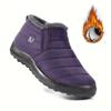 Ultra-Warm Winter Boots - Non-Slip Thick Sole,Boots with Arctic-Grade Insulation, Low Heel, Round Toe, Solid Color Minimalist Design
