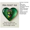 Yousheng Resist Frog Pocket Hug with Positive Card Emotional Support Love Heart Frog Pocket Token Decoration Inspirational Encouragement Gift