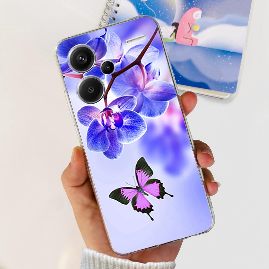 For Xiaomi Redmi Note 13 5G Case Luxury Marble Transparent Phone Cover For Redmi Note 13 Pro Plus Funda on Note 13 Pro 5G Bumper