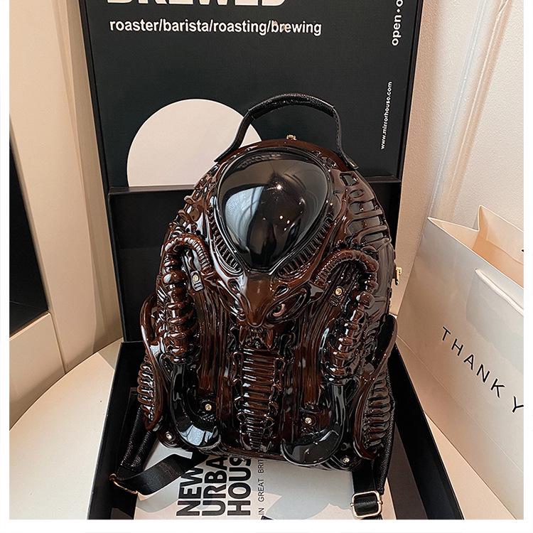 Акриловый рюкзак в панк-стиле 2025: Европейская мода, Большая вместимость, Уникальный дизайн для женщин