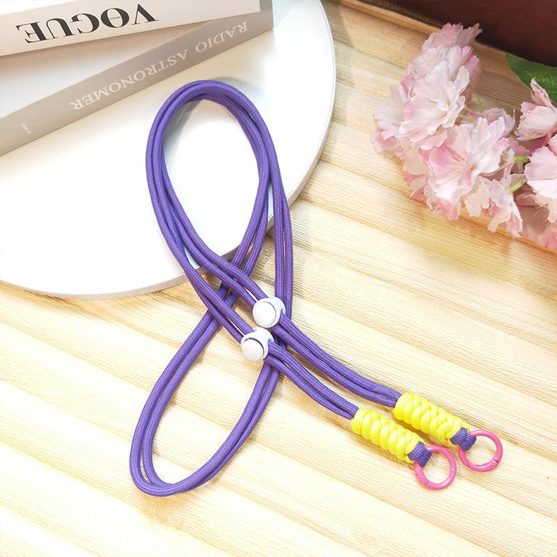 Регулируемый плетеный ремешок для телефона - съемный ремень через плечо