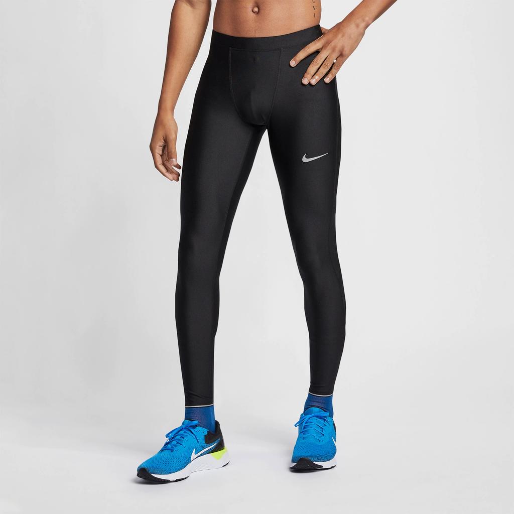 Nike Dri-Fit Logo Compression Sports Fitness Pants Men Bottoms Black AT4242-010
