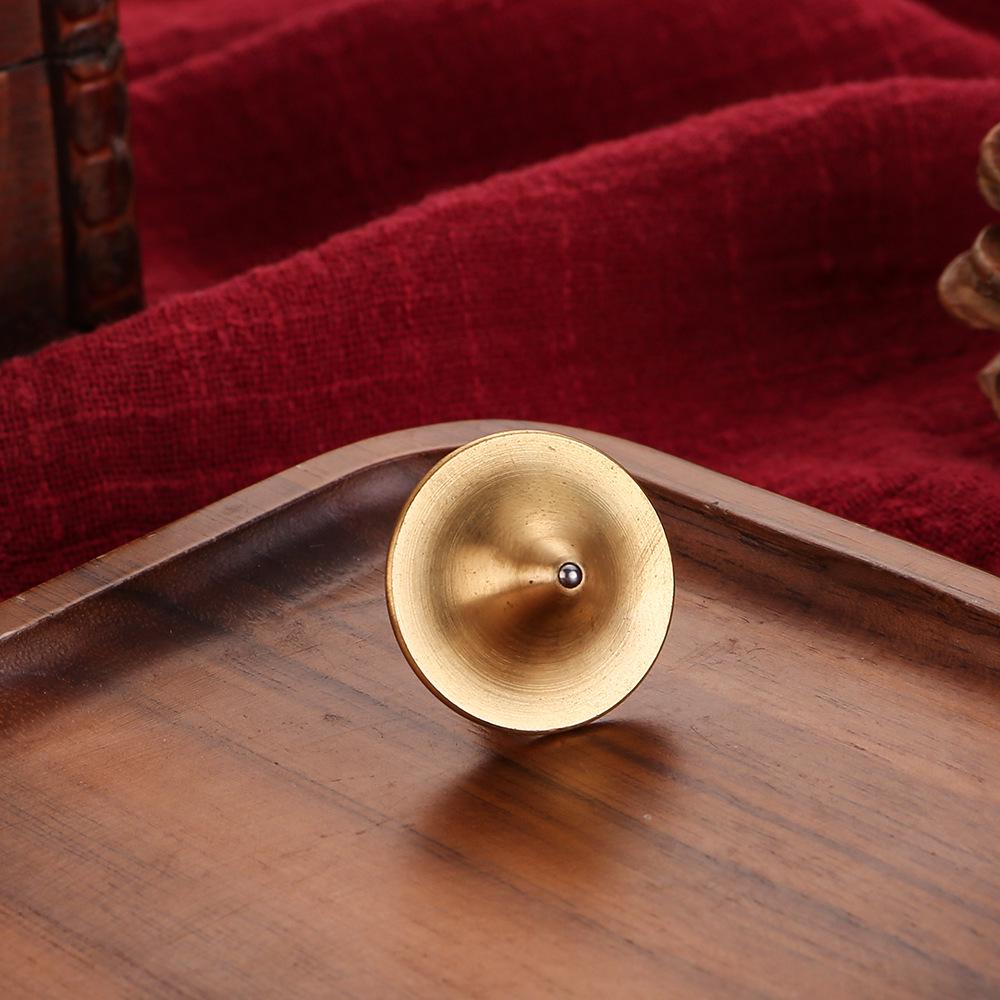 Brass Rotating Gyro Balance Toy – Children's Metal Spinner Copper Handicraft Ornament