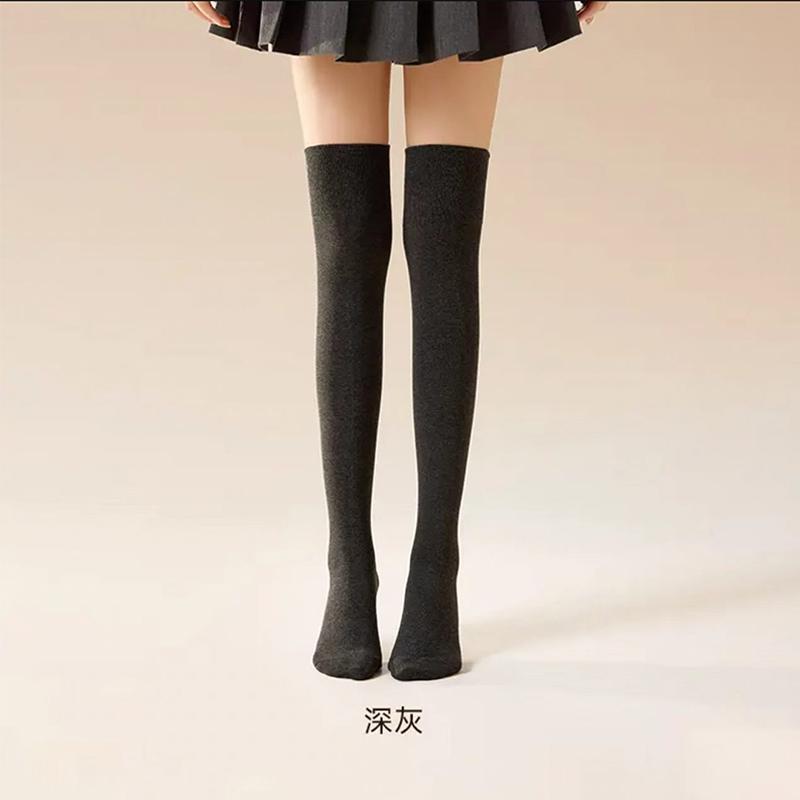 Spring and Autumn slimming pressure calf over knee socks, anti odor and anti slip cotton socks