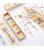 Wooden Pick-Up Sticks Table Game - Mikado Scatter Counting Sticks Educational Toy