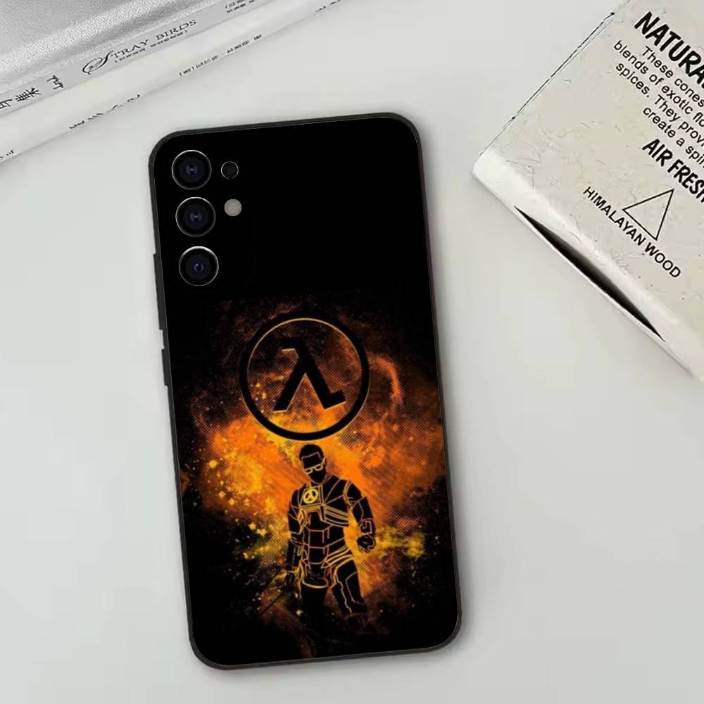 Half-Life Чехол для телефона для Samsung S25,S24,S21,S22,S23,S30,Ultra,S20,Plus,Fe,Lite,Note,10,Черный чехол