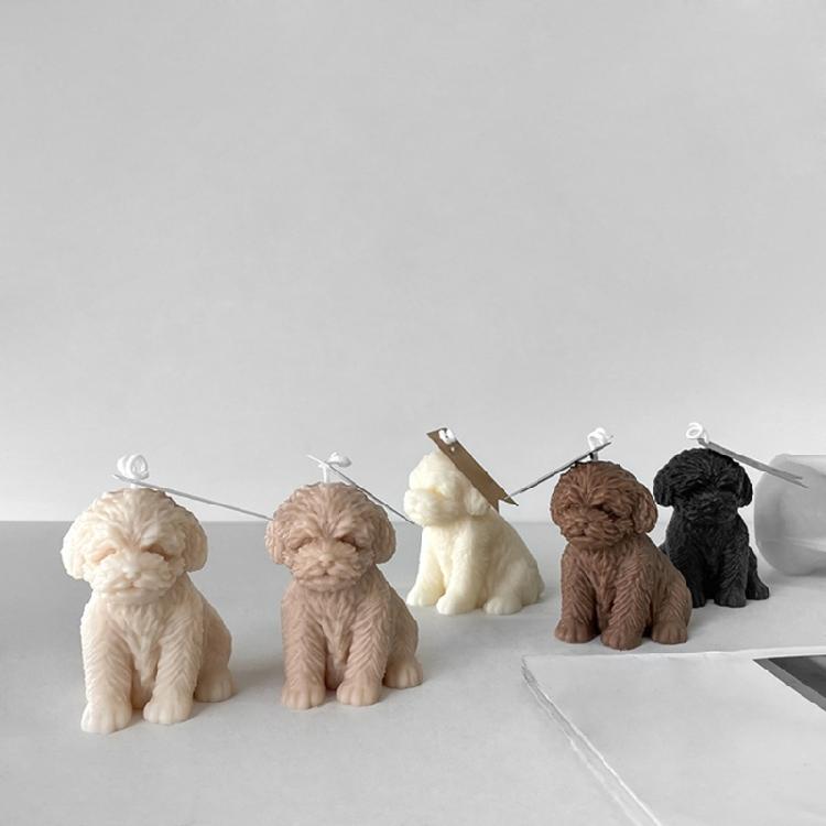 Cute Dog Candle Mold Wax Aromatherapy Moulds Perfect Gift for Craft Enthusiasts