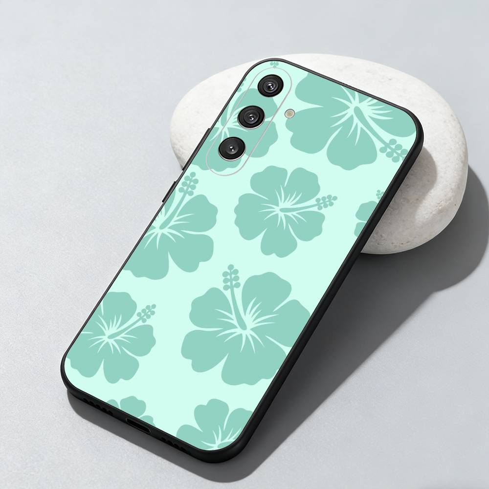 beach maple leaves Phone Case For Samsung Galaxy A73,A72,A71,A70,A52,A51 Others Soft Black Cover