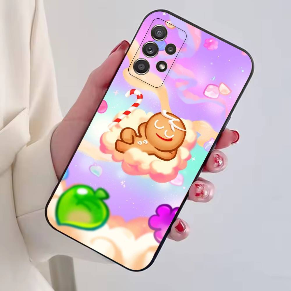 C-Cookie Run Game Phone Case For Samsung S25,S24,S21,S22,S23,S30,Ultra,S20,Plus,Fe,Lite,Note,10,Black Cover