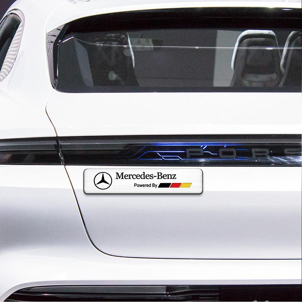 GLC GLB 3D Алюминиевая эмблема Окно кузова автомобиля Боковое крыло автомобиля Декоративные наклейки для Mercedes Benz AMG W204 W213 W205 W211 Авто S