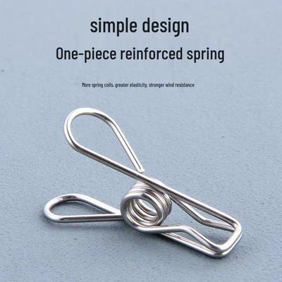 Ветрозащитные зажимы из нержавеющей стали для бельевой веревки, файлов, носков, полотенец и парниковой пленки