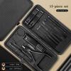 Cross-border Beauty Carbon Steel Portable Luxury 24-in-1 Nail Set Full Manicure Kit Dead Skin Cutters Oblique Cut for