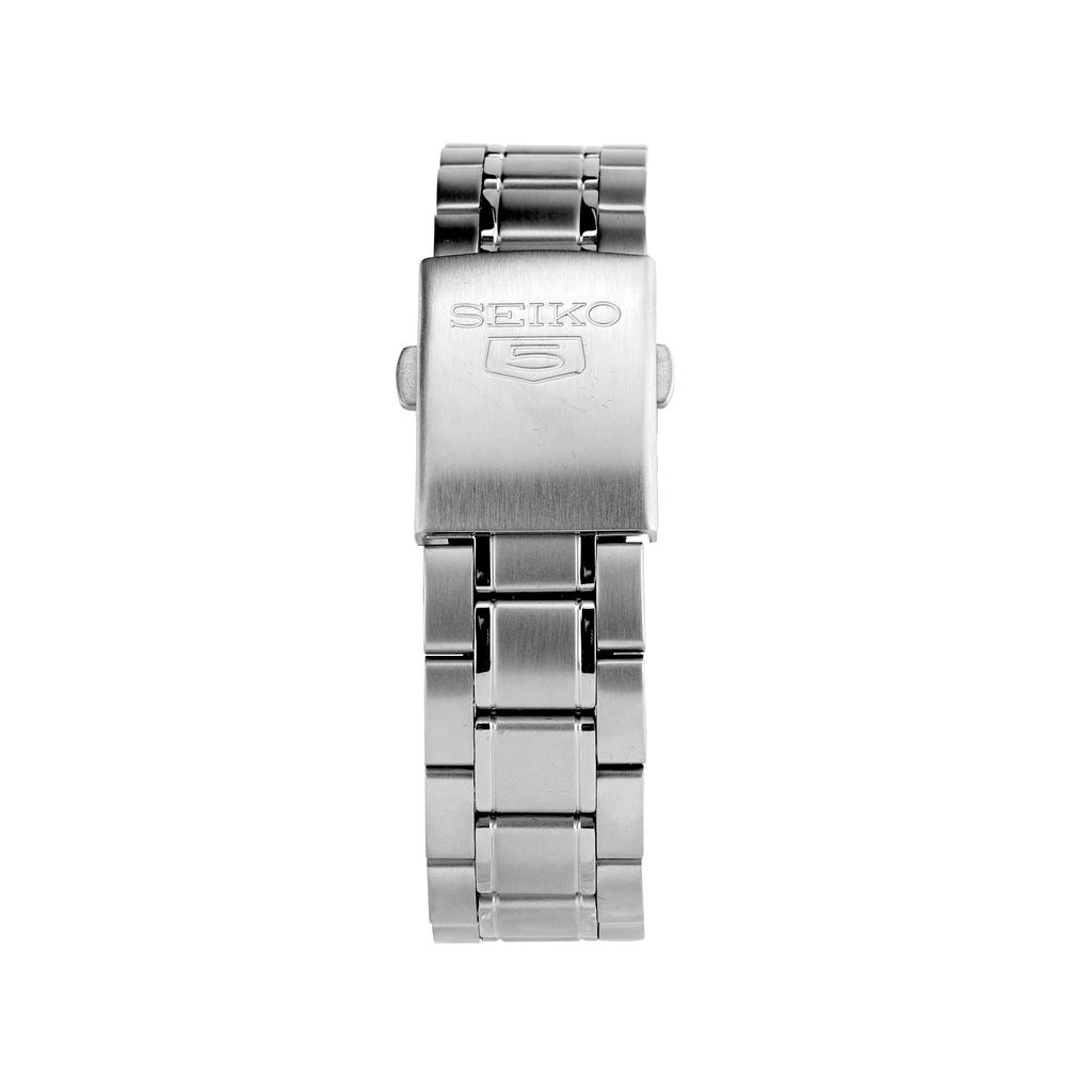 Seiko Серия 55 Водонепроницаемость 30M Автоматический Механический Механизм Часы из Нержавеющей Стали Мужские часы Синие SNKK27