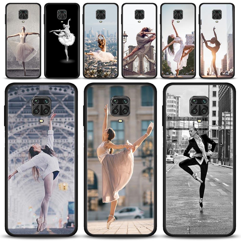 Case For Xiaomi Redmi Note 11 9 8 10 Pro 9s 8t 7 10pro Max Cover For Redmi 11 9 9c 9a 8 8a 7 7a Dance Girl Ballerina Ballet