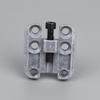 Adjustable Door Flag Hinge Triad with Aluminium Buffer for Double Glazing Doors