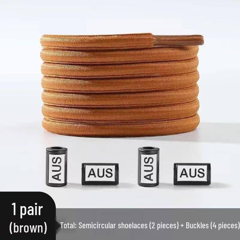 Эластичные шнурки без завязывания с металлической пряжкой - Легкие ленивые шнурки AUS