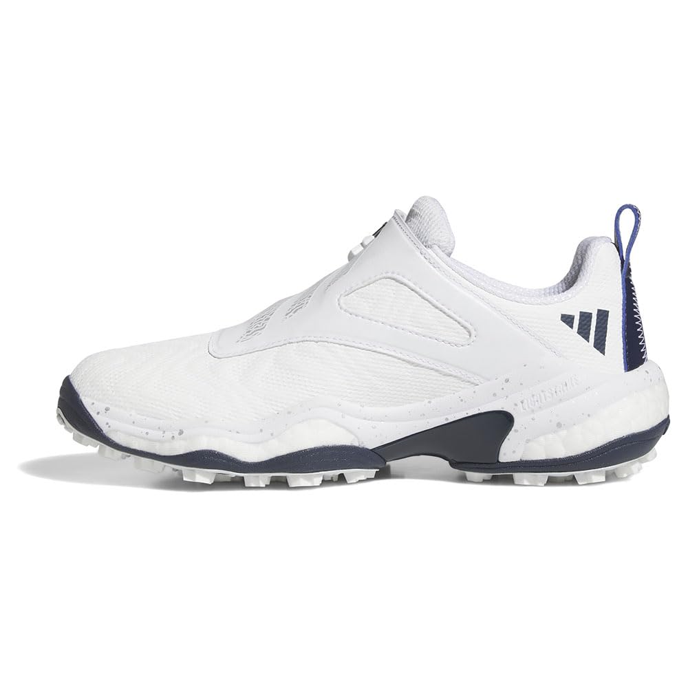Гольф обувь Code Chaos 25 Boa Обувь Темно-синий см 2E [Adidas Golf] Женская Белый/Металлик серебристый/Колледж 24.5