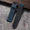 Ремешки для часов из натуральной телячьей кожи 18 мм 20 мм 22 мм 24 мм Ремешок для смарт-часов Темно-коричневый Черный Синий Ремешок для часов Аксессуары для часов