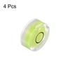 uxcell Round Bubble Level, 15x6mm, Mini Circular Bullseye Level for Leveling Cameras, Tripods, Telescopes, Workshop Turntables, and Picture Frames, Li