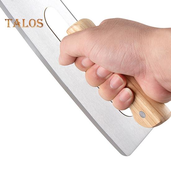 Pizza Divider Double Handle Multi-use Stainless Steel Convenient Comfortable Gripping Pizza Cutter for Home