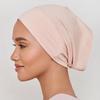 Высокоэластичная модальная хлопковая трикотажная шапочка-хиджаб для женщин, мусульманская внутренняя шапочка, тюрбан, нижняя шапка, маленькая шапка, подплаток, головные платки, повязка на голову