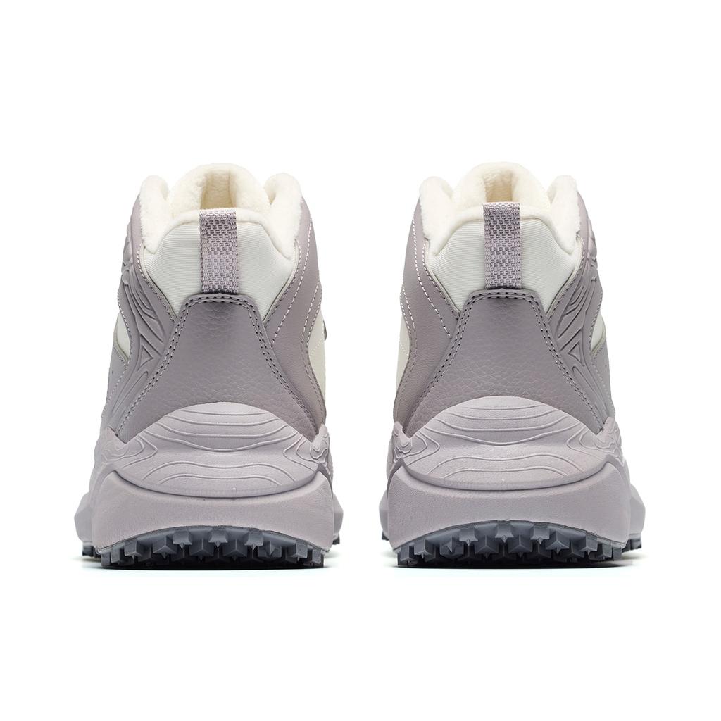 ANTA Pedal Island Insulated Shoes Women's High-top Ivory White/Magic Gray 922648901-1