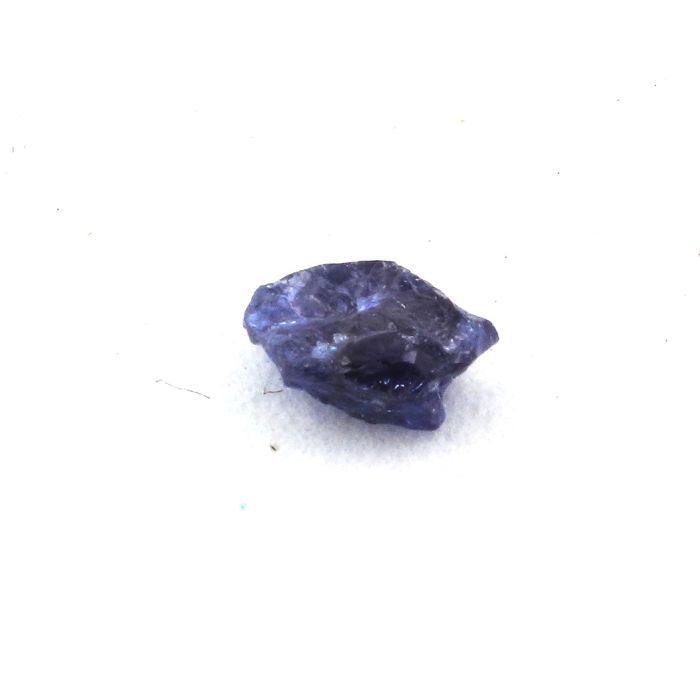 Pierres et Minéraux - Benitoite - San Benito Co. - 0.300 ct - Certificat d'authenticité - Gris