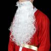 Adult Realistic Mascot Costume Cosplay Props Santa Claus Beard Christmas Accessories White Wig