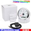 60KMH 85mm GPS Speedometer Gauge+Antenna 7 Color Backlight 120KMH Odometer 0~200KMH Speed Meter for Car Boat Yacht 12V24V Custom