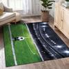 Soccer Football Stadium Area Rug, Washable Non Slip Carpet for Kids Bedroom Living Room, Versatile Sports Home Decor