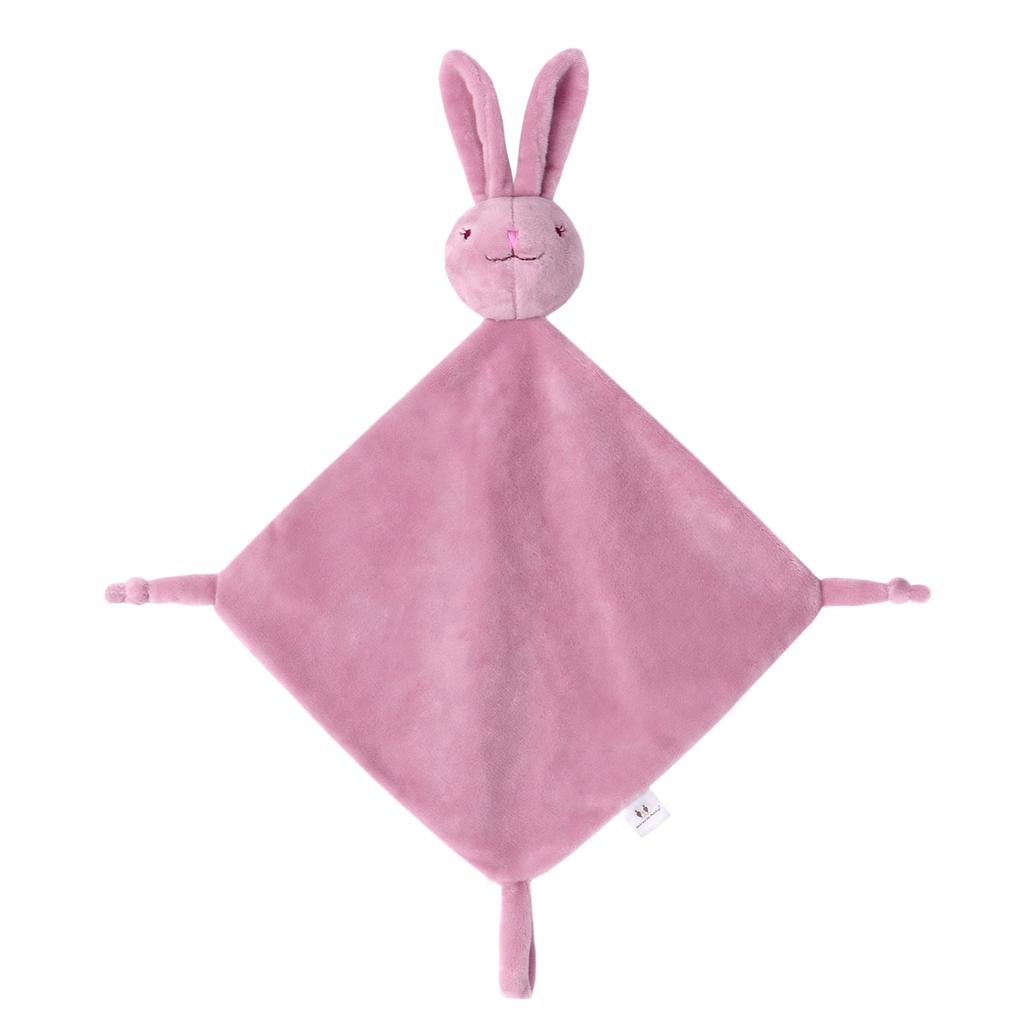 Crystal Velvet Baby Soothing Towel Doll Biteable To Sleep with Soothing Rabbit Doll Cute Rabbit Doll Toy