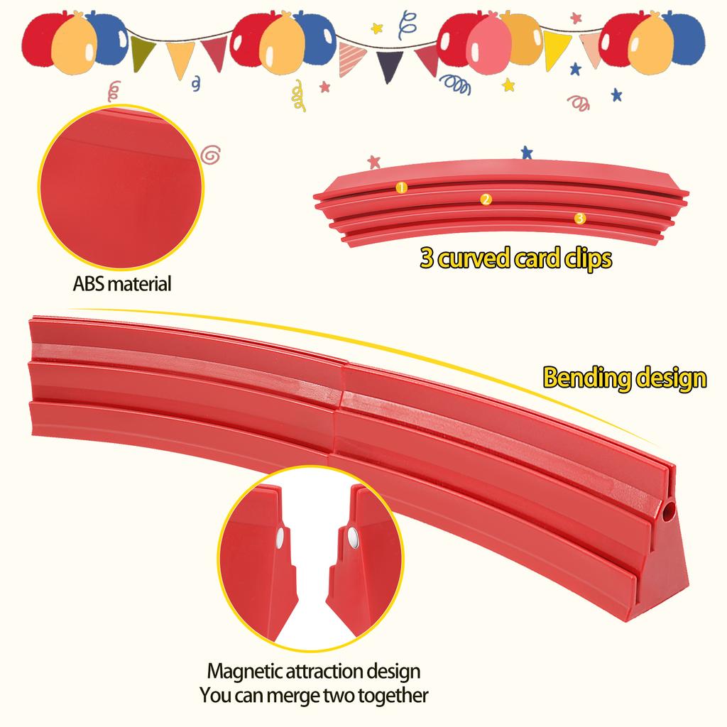 Держатели для игральных карт Экономия места Магнитное притяжение Пластиковые держатели для карт Покерный зажим Организация руки для легкой игры Настольная игра