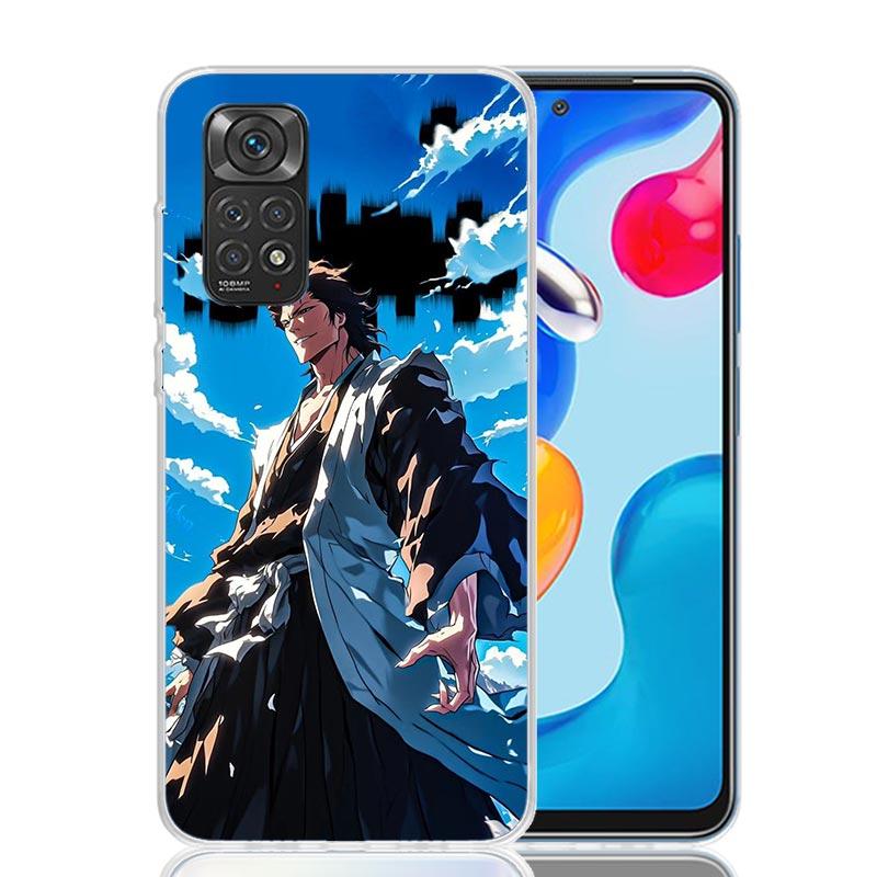 Чехол для телефона Aizen Sousuke Bleach для Xiaomi Redmi Note 15 14 13 12S 12 Pro Plus 11S 11E 11 11T 10S 10 Арт Мягкий Чехол с Рисунком Redm